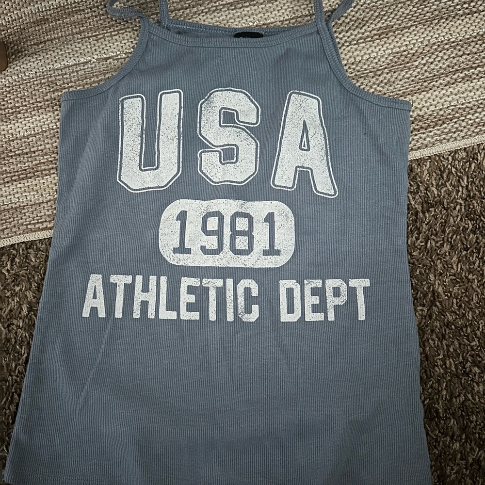 Art Class Gray USA Athletic Dept Kids Camisole